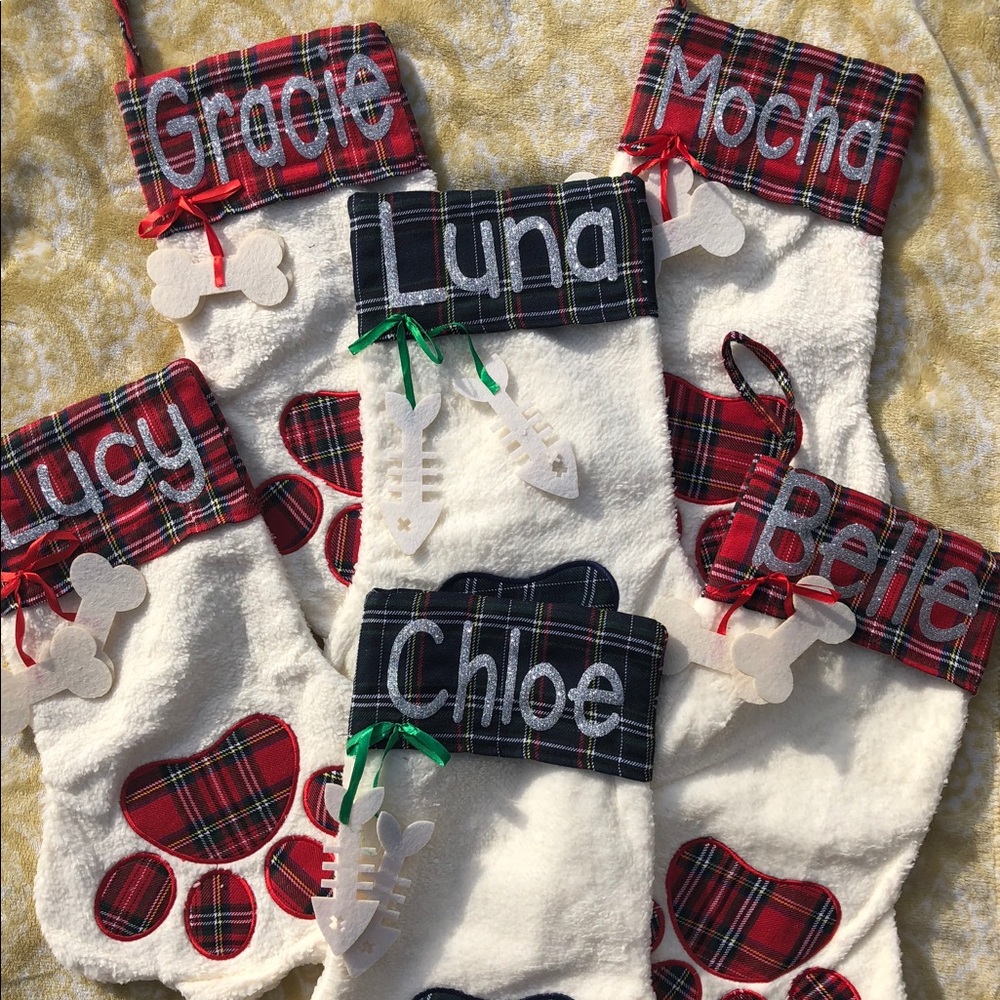 Customized Holiday Pet Stockings